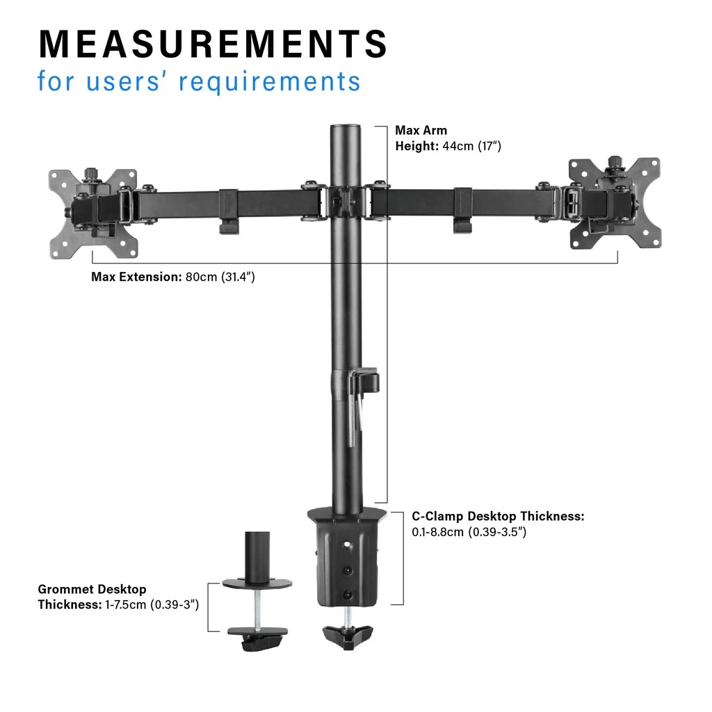 Double Monitor Arm Singapore